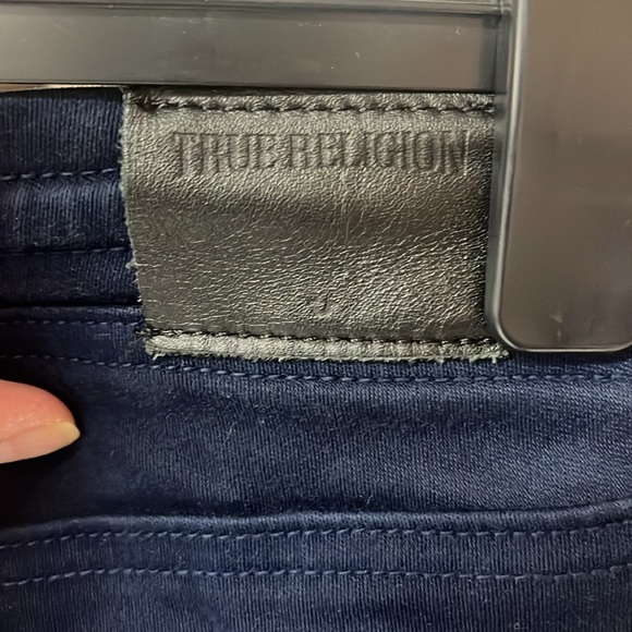 True Religion stretch jog pant dark blue size S - Picture 3 of 6